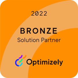 Optimizely Bronze partner badge